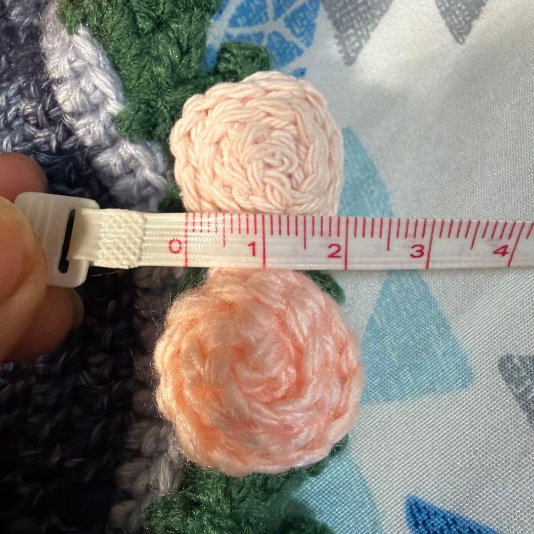 ブーケブランケット 花束ブランケット グラデーション かぎ針編み