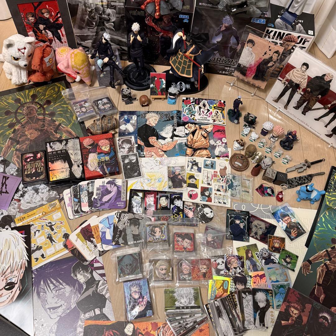 呪術廻戦フィギュア　ぬいぐるみ　アクスタ　その他グッズまとめ売り