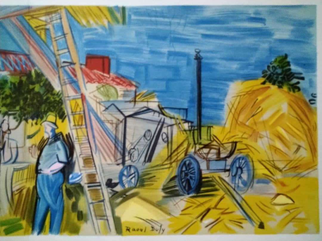 Dラウル・デュフィのリトグラフ｛ダブルサイズ｝