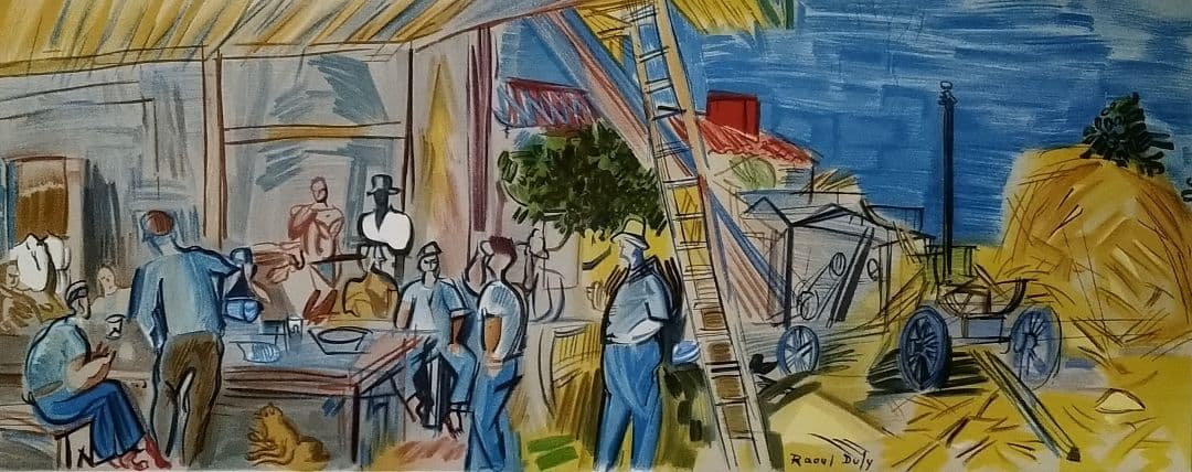 Dラウル・デュフィのリトグラフ｛ダブルサイズ｝