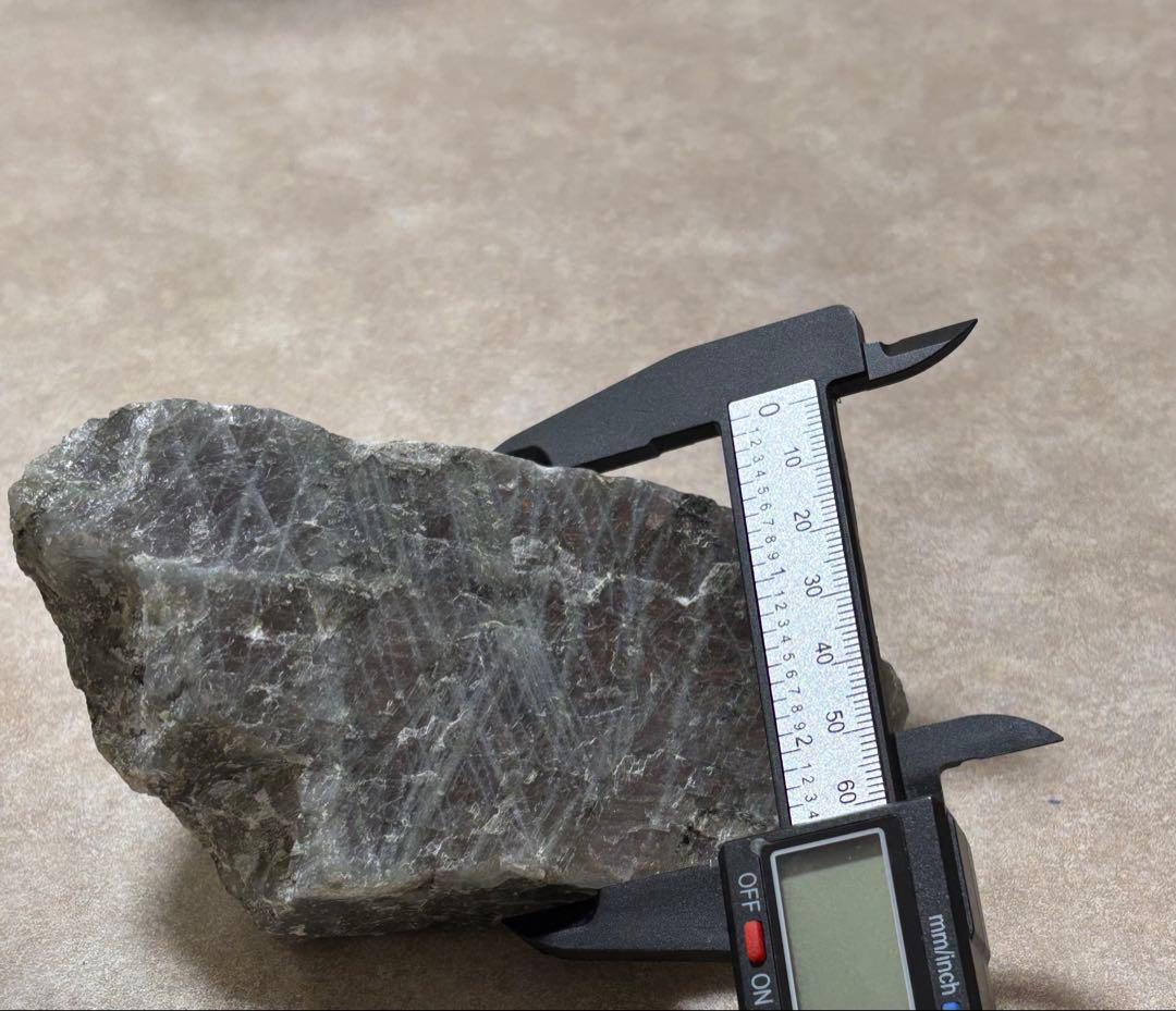 ラブラドライト 原石 鉱物標本 鉱石 天然石 パワーストーン　ピンクオレンジ