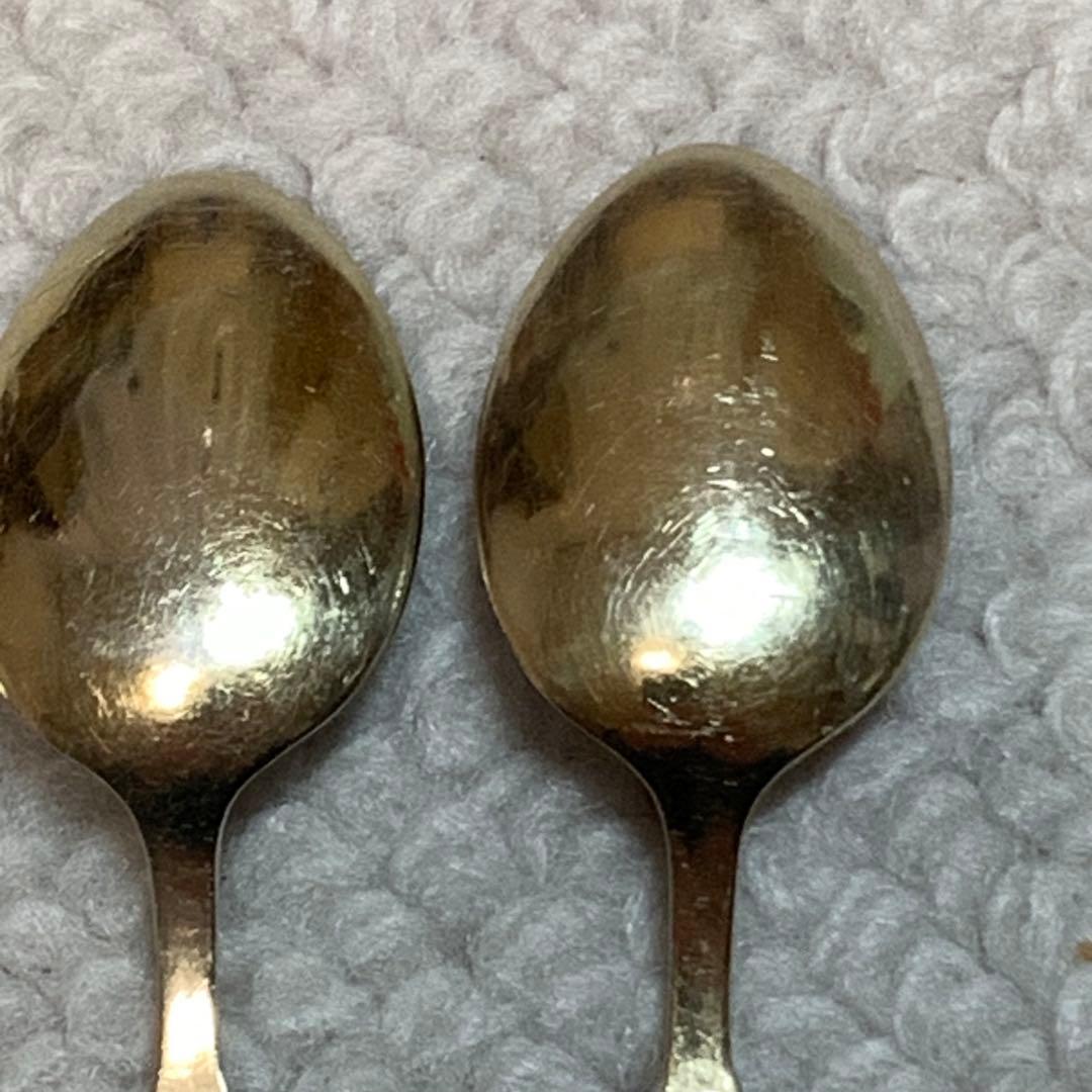 エラデンマーク　デミタススプーン　エナメル・七宝焼　スターリングシルバー925