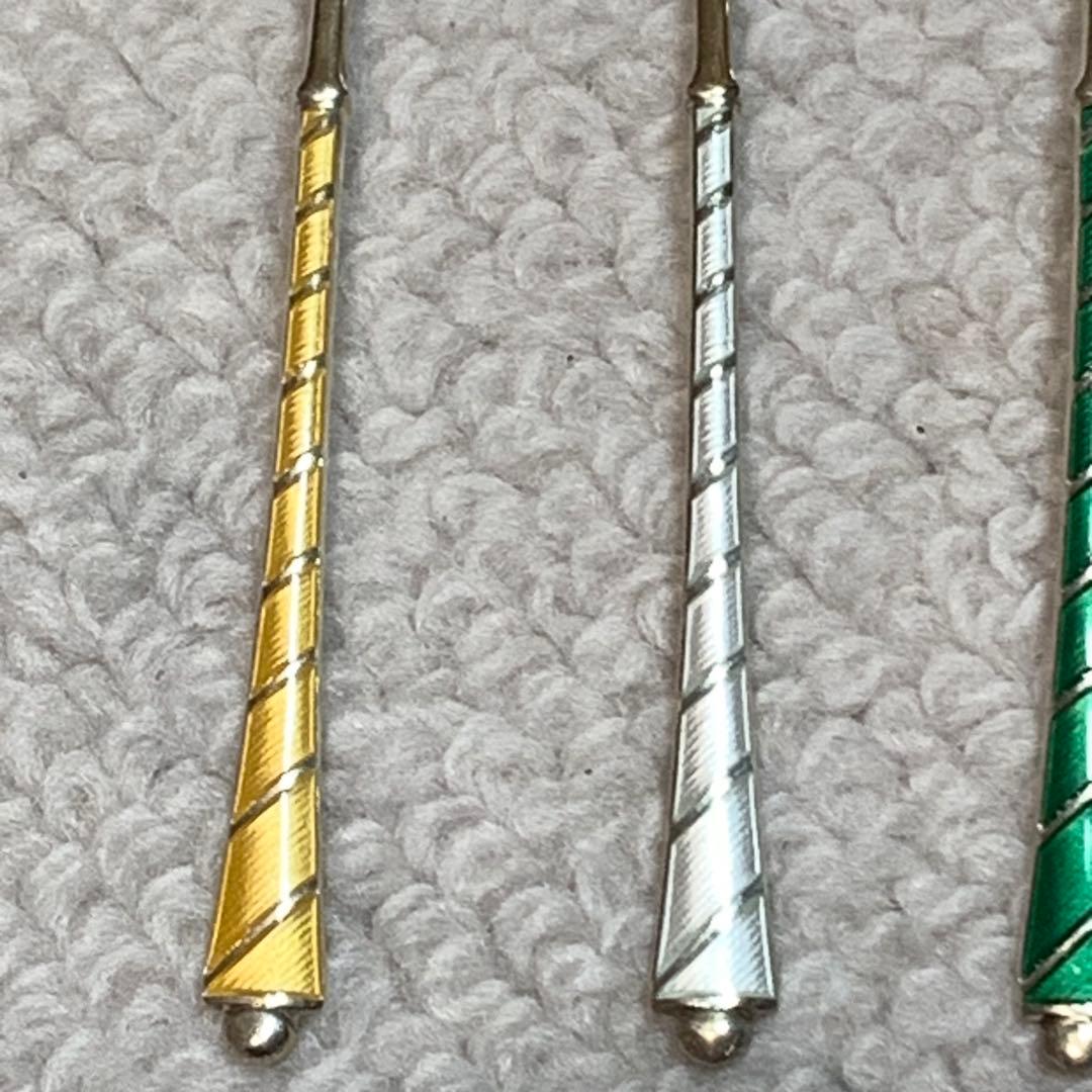 エラデンマーク　デミタススプーン　エナメル・七宝焼　スターリングシルバー925