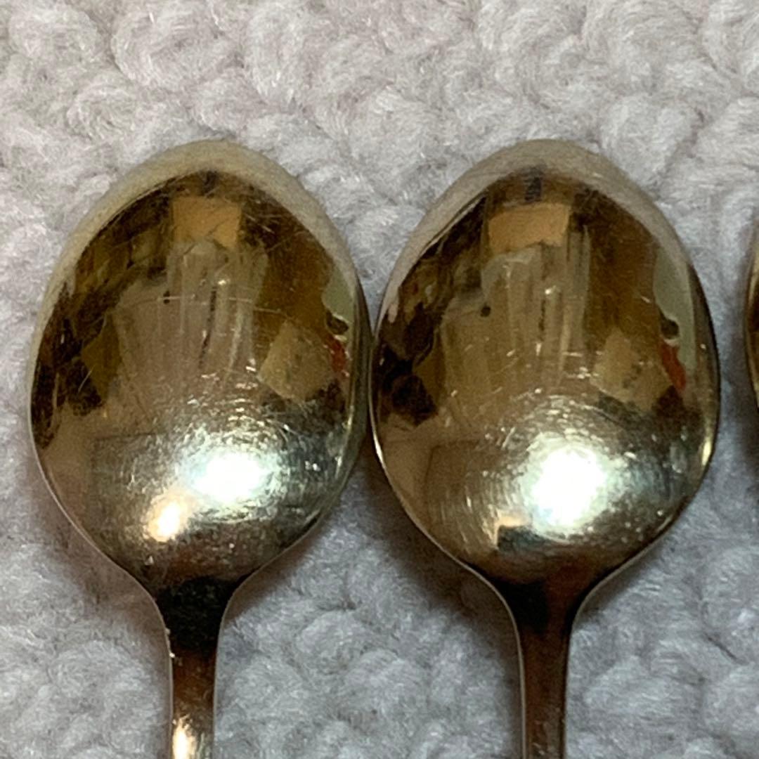 エラデンマーク　デミタススプーン　エナメル・七宝焼　スターリングシルバー925