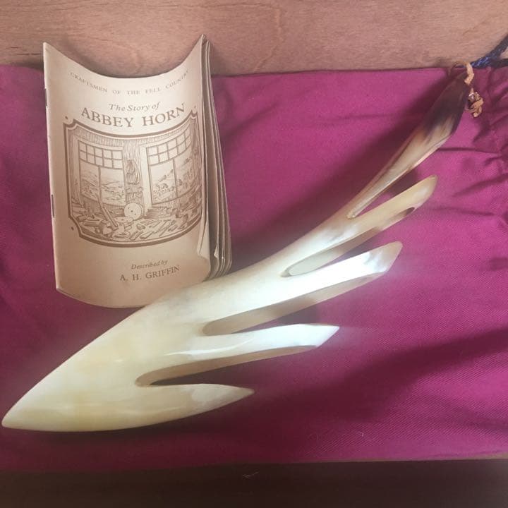 希少　英国ABBEY HORN 置物