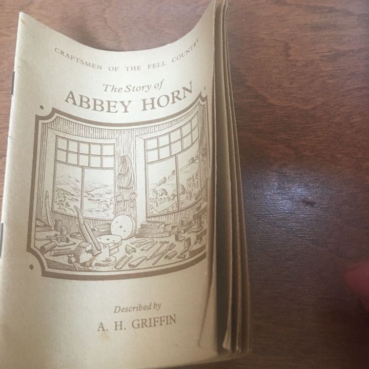 希少　英国ABBEY HORN 置物