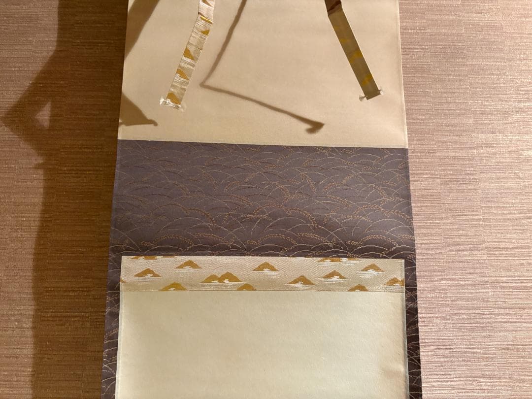 大徳寺　大道　茶掛軸　雁行横月浦　画賛　茶道具