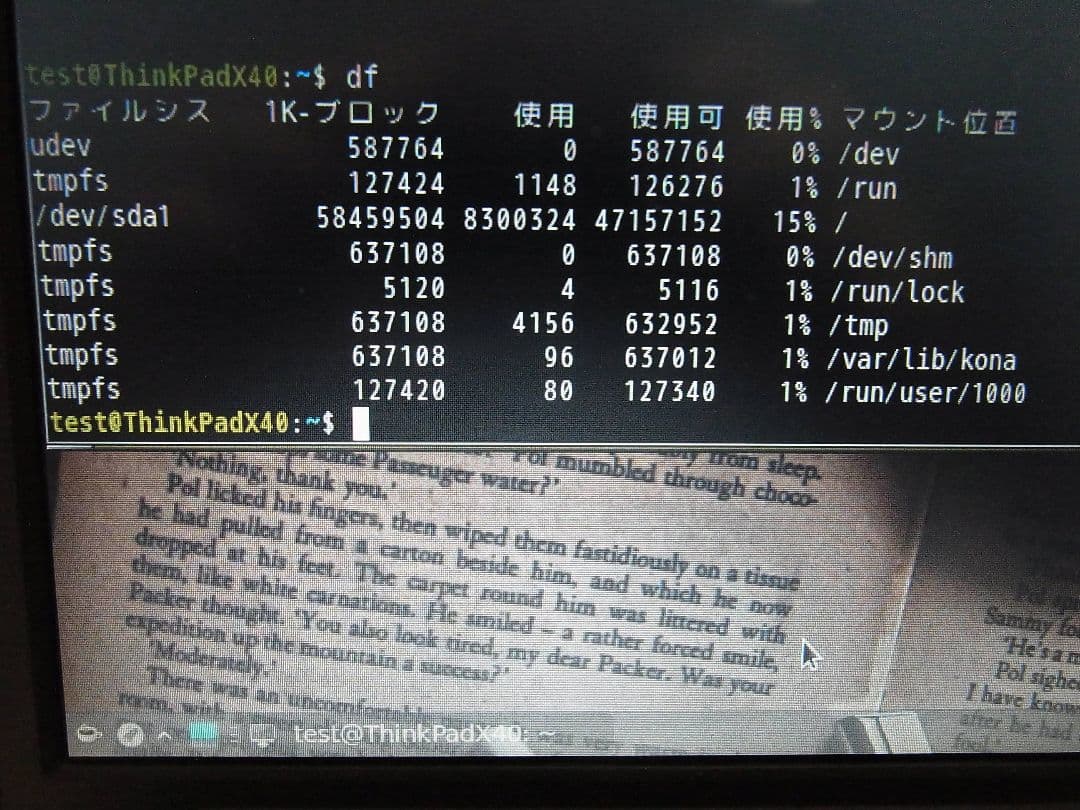 [動作確認済]ThinkPadX40 RunCoreSSD換装済