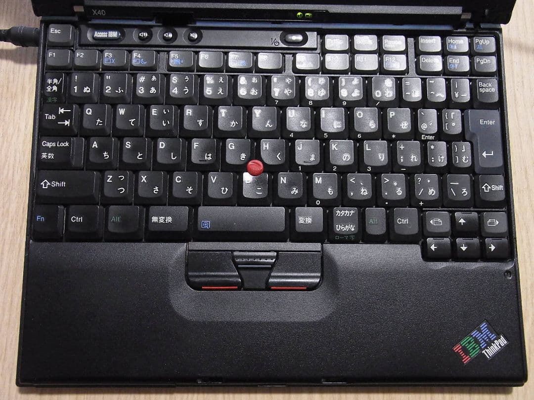 [動作確認済]ThinkPadX40 RunCoreSSD換装済