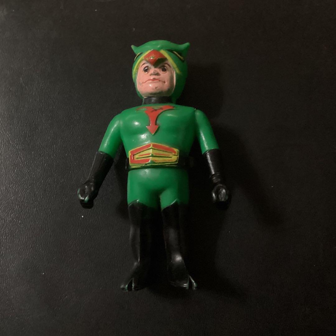 当時物　ポピー　科学忍者隊ガッチャマン「みみずくの竜」ミニソフビ　約10cm