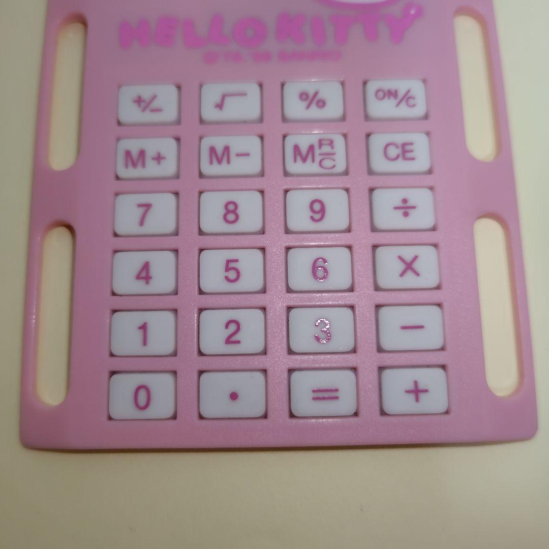 【レア】ハローキティ　手帳用　薄型　カード電卓　１９９８年　さくらんぼ