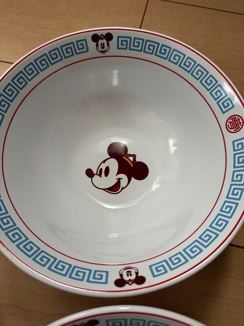 東京ディズニーリゾート ミッキー ラーメン皿、餃子皿、れんげ　セット