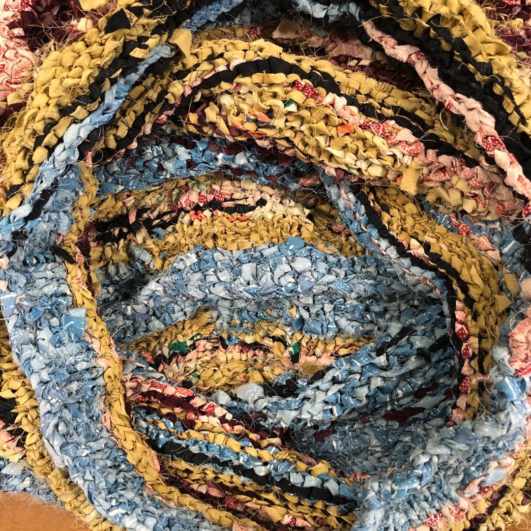 ハンドメイド　着物リメイク　裂編リュック