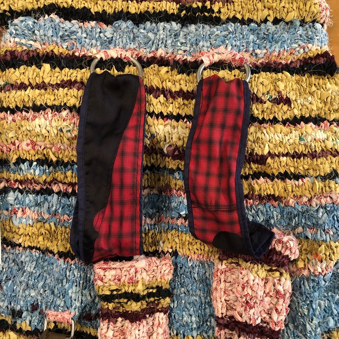 ハンドメイド　着物リメイク　裂編リュック