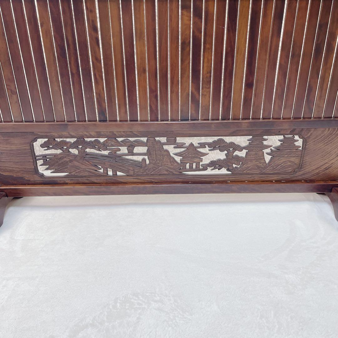 ✨希少✨　昭和レトロ 和風 間仕切り パーテーション 衝立 和柄彫り　レア