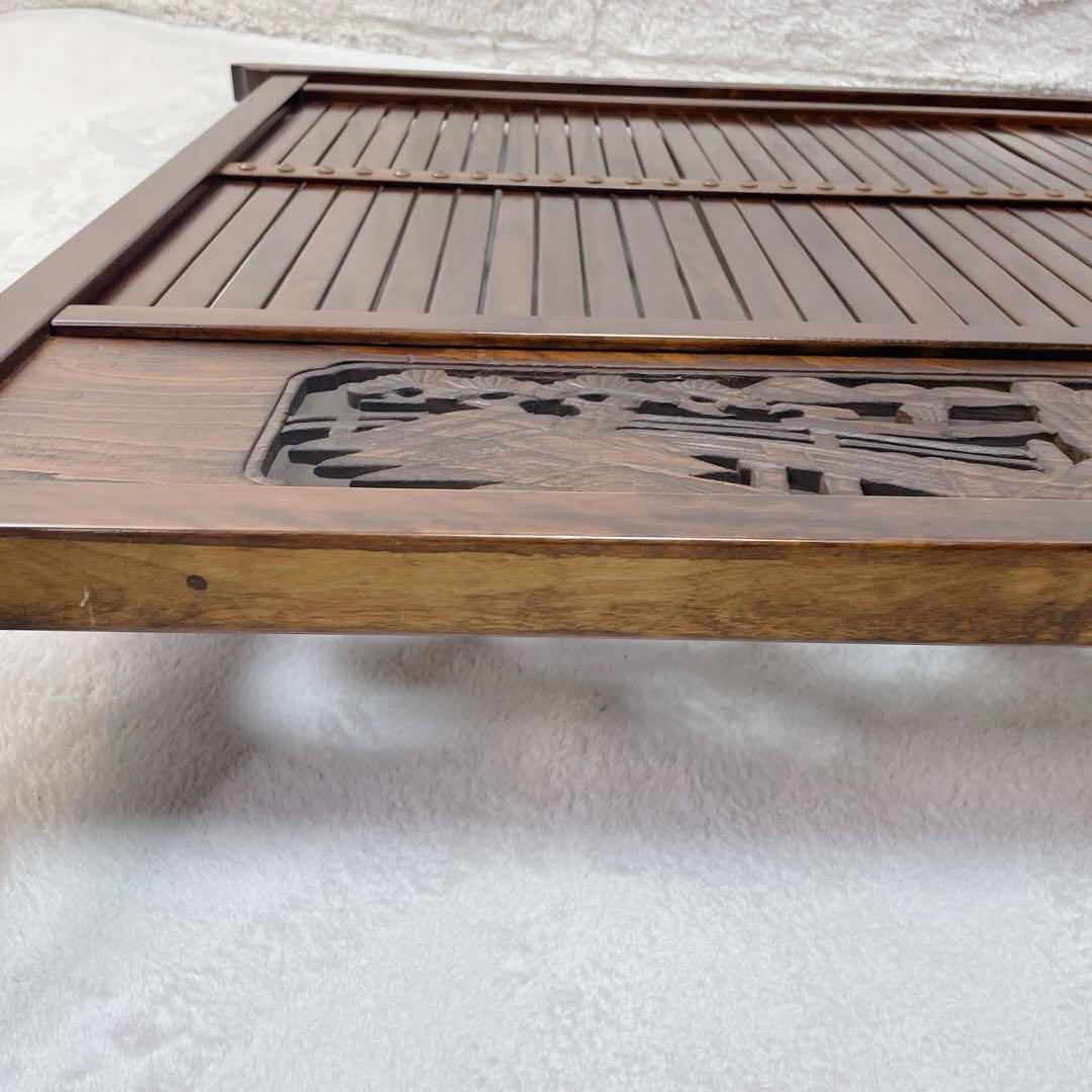 ✨希少✨　昭和レトロ 和風 間仕切り パーテーション 衝立 和柄彫り　レア