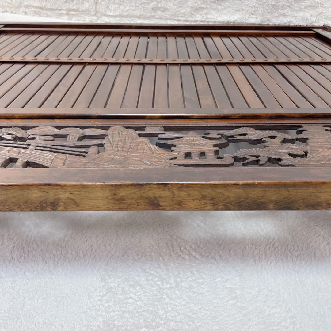 ✨希少✨　昭和レトロ 和風 間仕切り パーテーション 衝立 和柄彫り　レア