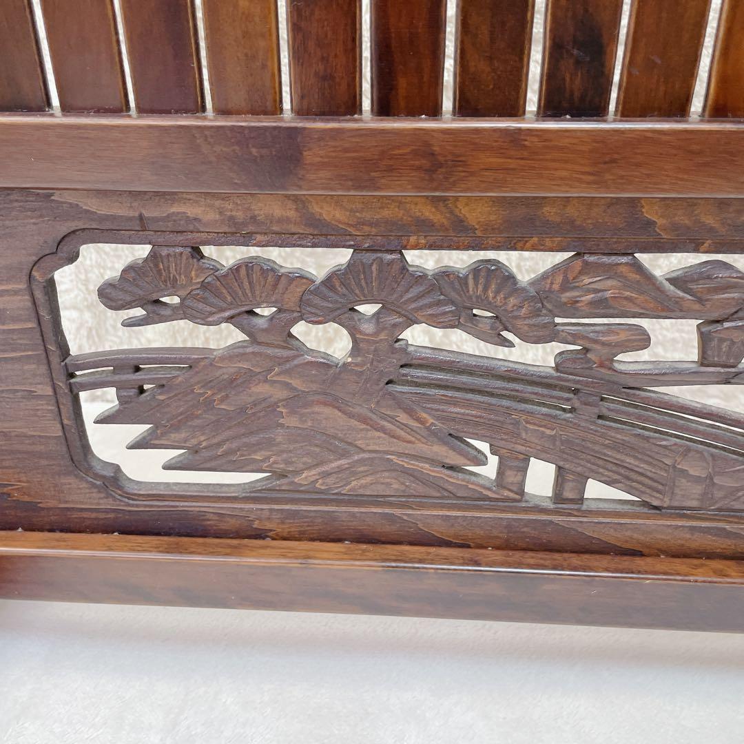 ✨希少✨　昭和レトロ 和風 間仕切り パーテーション 衝立 和柄彫り　レア