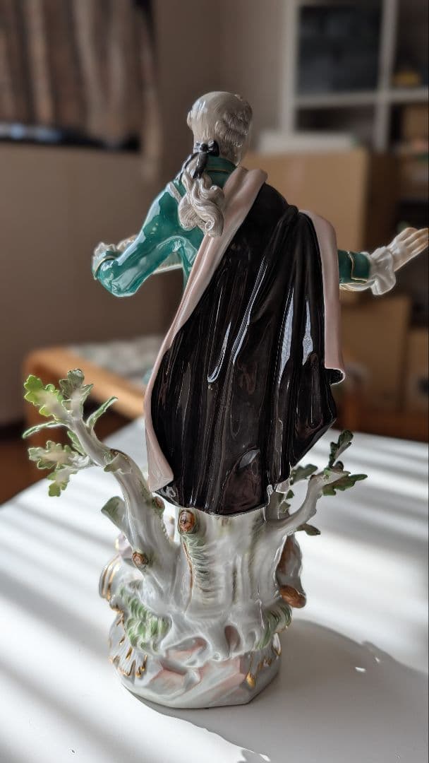 マイセン フィギュリン ペア ケンドラー 葡萄売りの少年＆羊飼いの少女 双剣