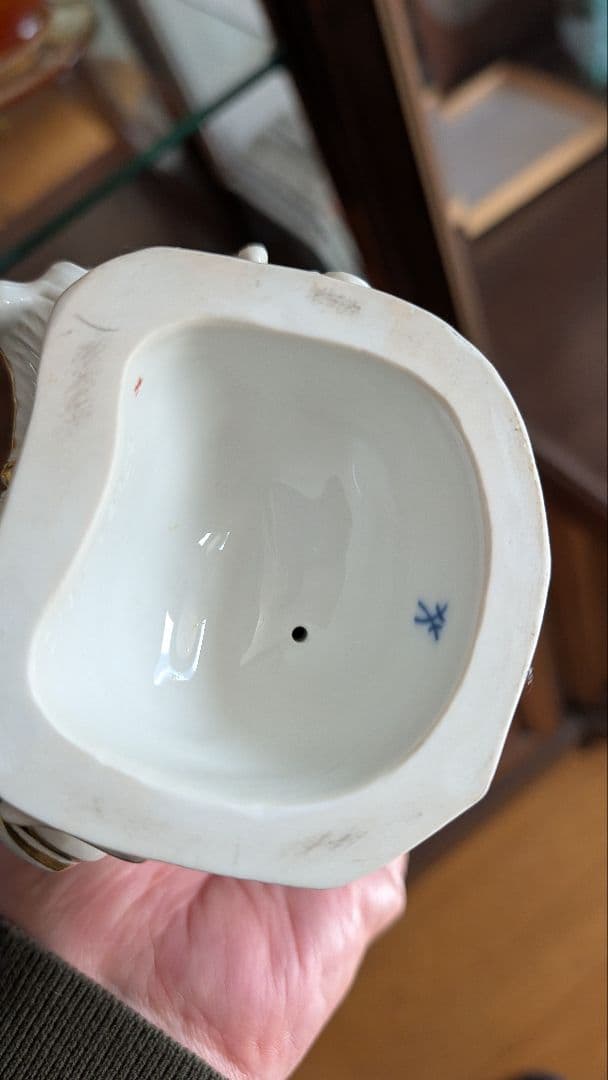 マイセン フィギュリン ペア ケンドラー 葡萄売りの少年＆羊飼いの少女 双剣