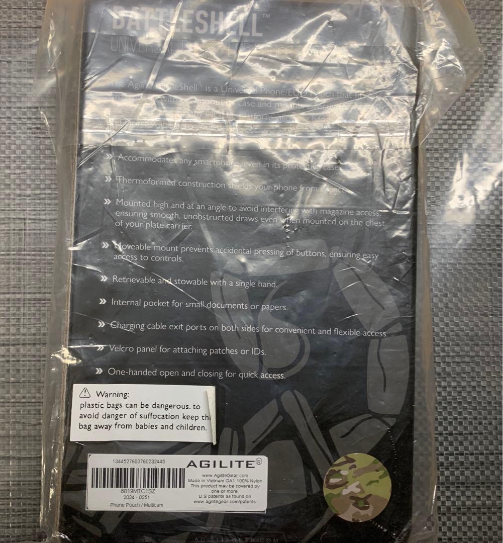 個人装備 AGILITE Battleshell Phone Pouch