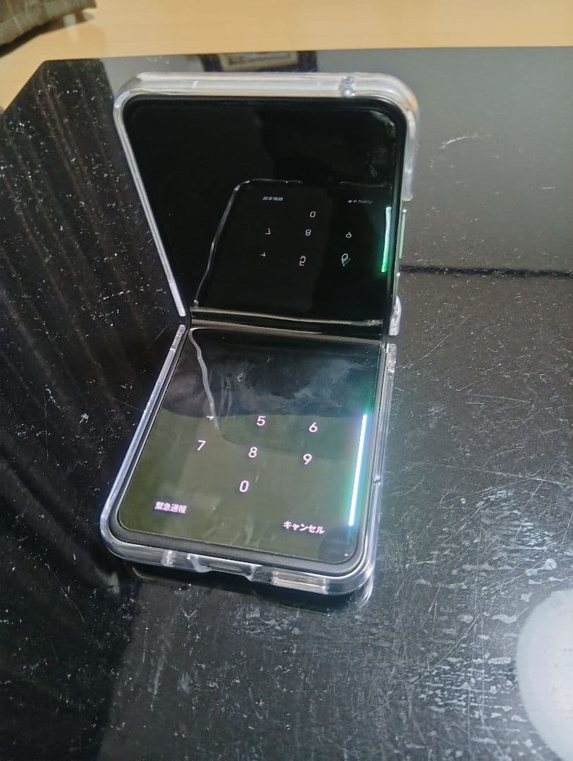ジャンク　ZTE　nubia Flip 2　Y!mobile　 ケース付き
