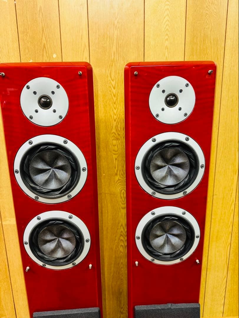 Fostex フォステクス ペアスピーカー G1302 　レッド