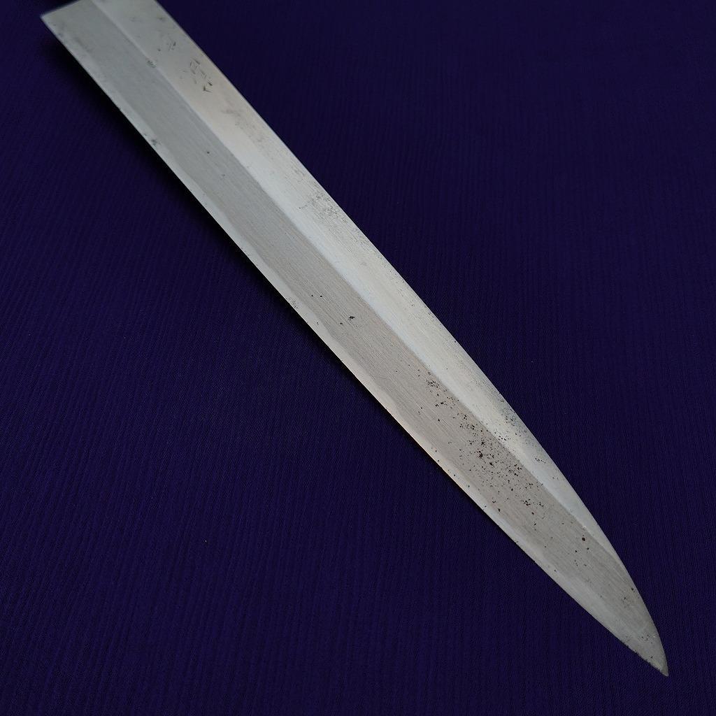 刺身包丁 萬代 刃長約230㎜ 片刃 和包丁 柳刃包丁 正夫 庖丁 《0484》