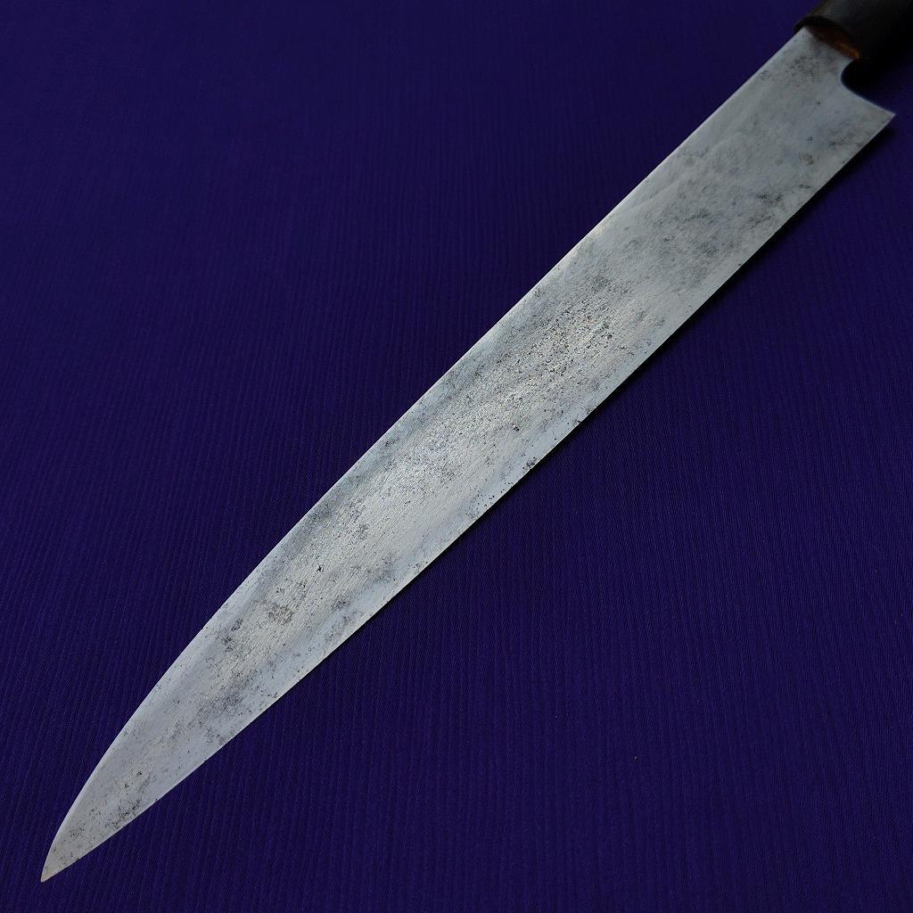 刺身包丁 萬代 刃長約230㎜ 片刃 和包丁 柳刃包丁 正夫 庖丁 《0484》