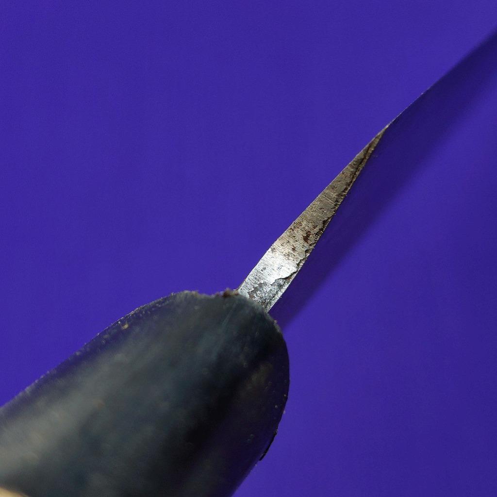 刺身包丁 萬代 刃長約230㎜ 片刃 和包丁 柳刃包丁 正夫 庖丁 《0484》