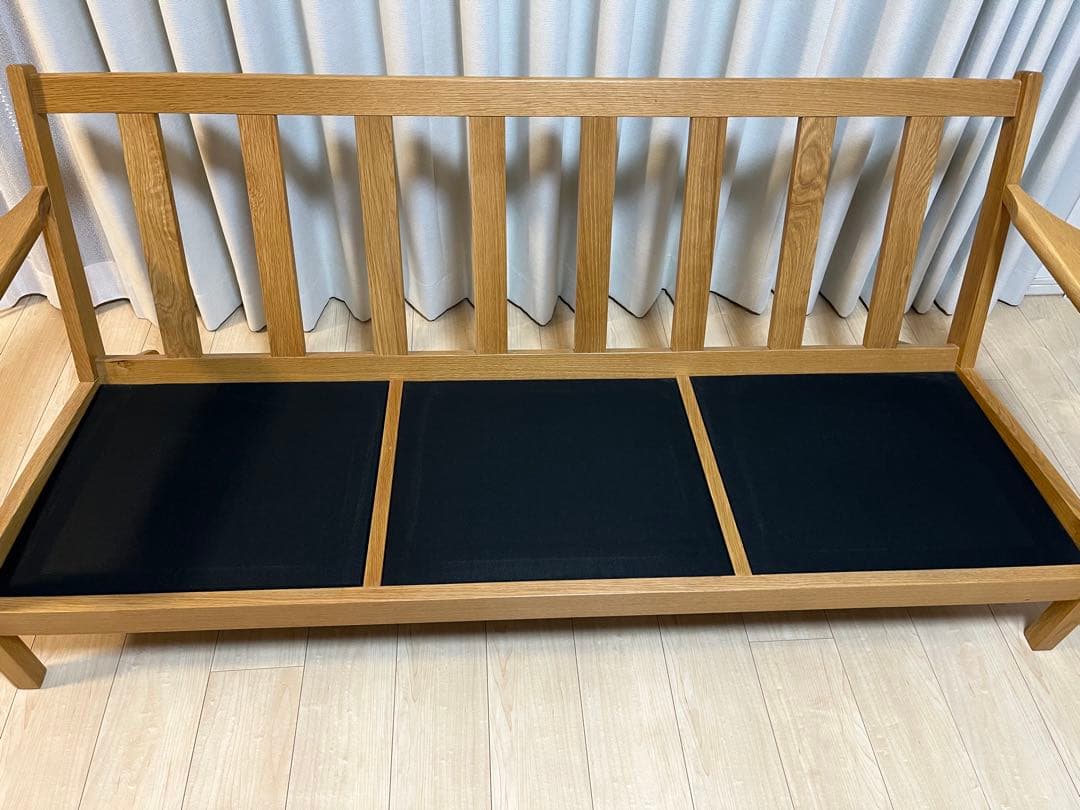 【美品】unico VISKA カバーリングソファ　3人掛け