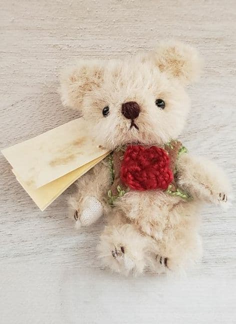 小さなふわふわ ベア ちゃん 作家 テディベア
