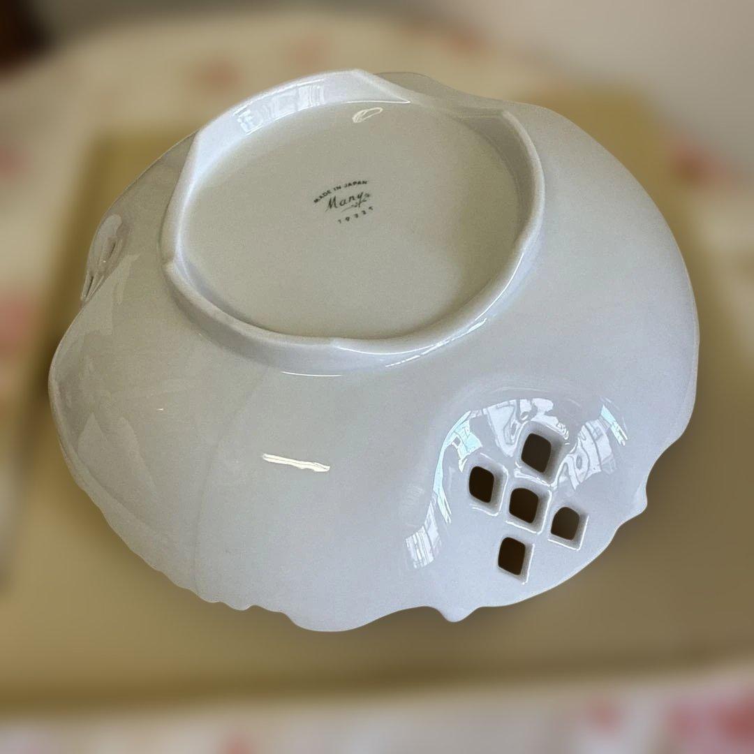 日本製 マニー　ローズ　バロックアナイスボウル Lサイズ　深皿　鉢