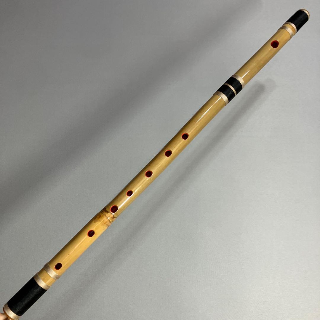 【篠笛一本調子】F管 唄物　ドレミ調　天地糸巻 　西洋音階 竹笛　1-32