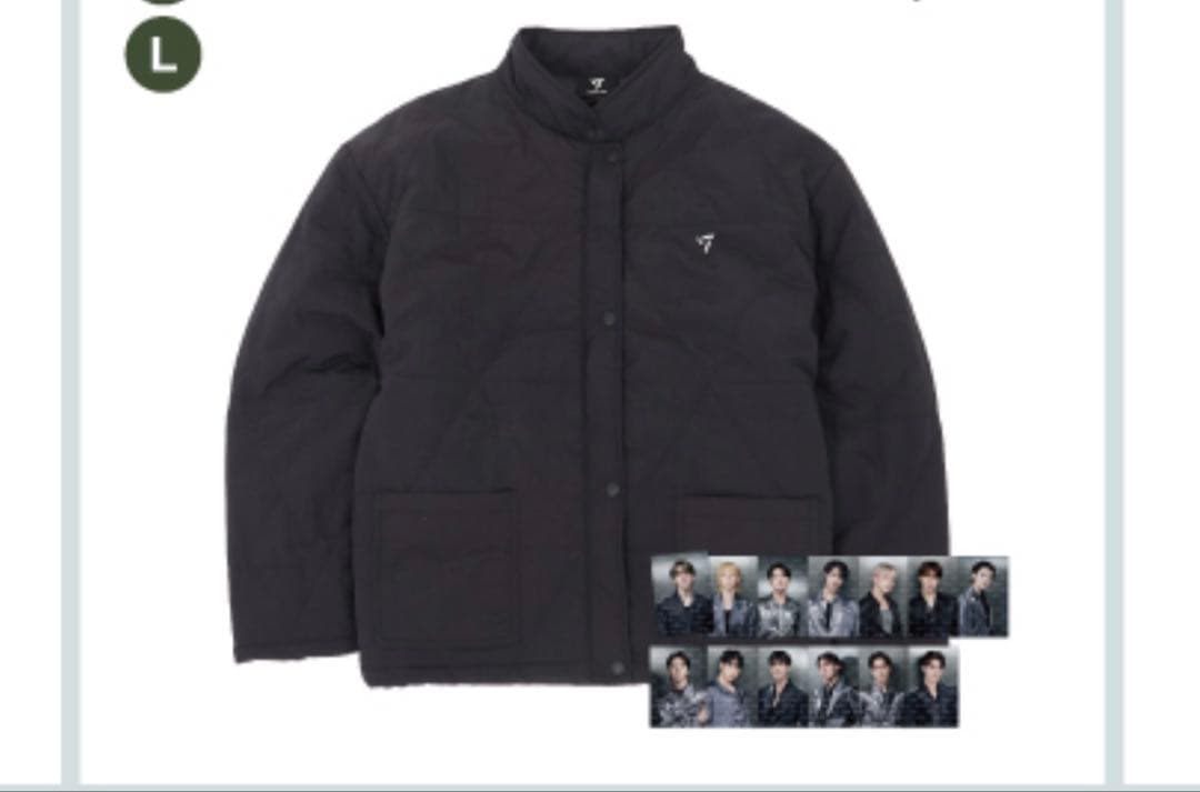 SEVENTEEN RIGHT HERE ライトダウンジャケットL