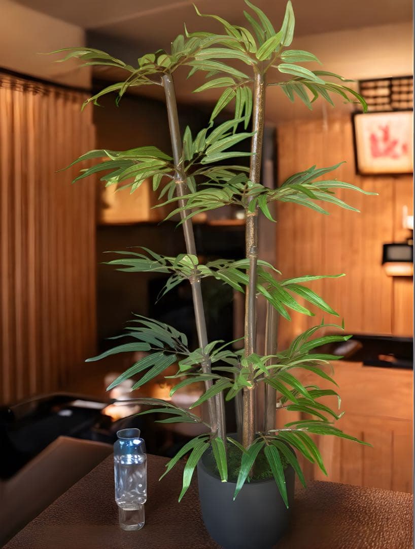 光触媒　人工観葉植物　ウォールグリーン　フェイクグリーン　黒竹7342