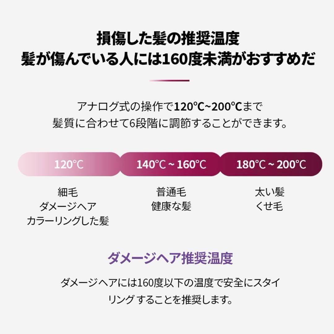 VODANA グラムウェーブカーリングアイロン ストロベリークリーム 36mm