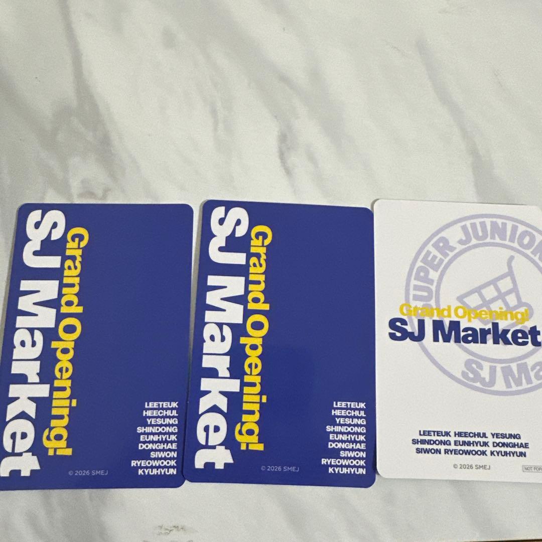 ドンヘ3点セット SJmarket トレカ 6000円購入特典