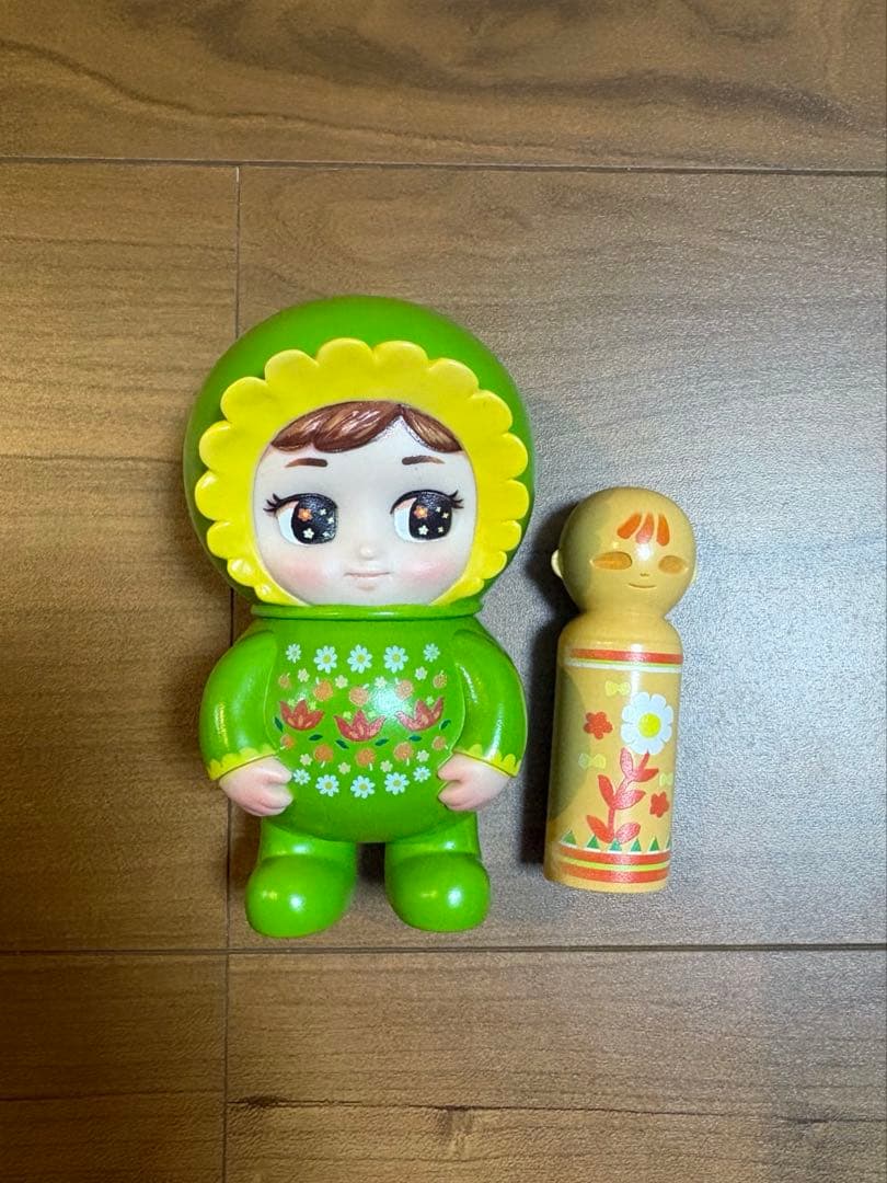 ソフビPOPMART4体セット＋アクキー