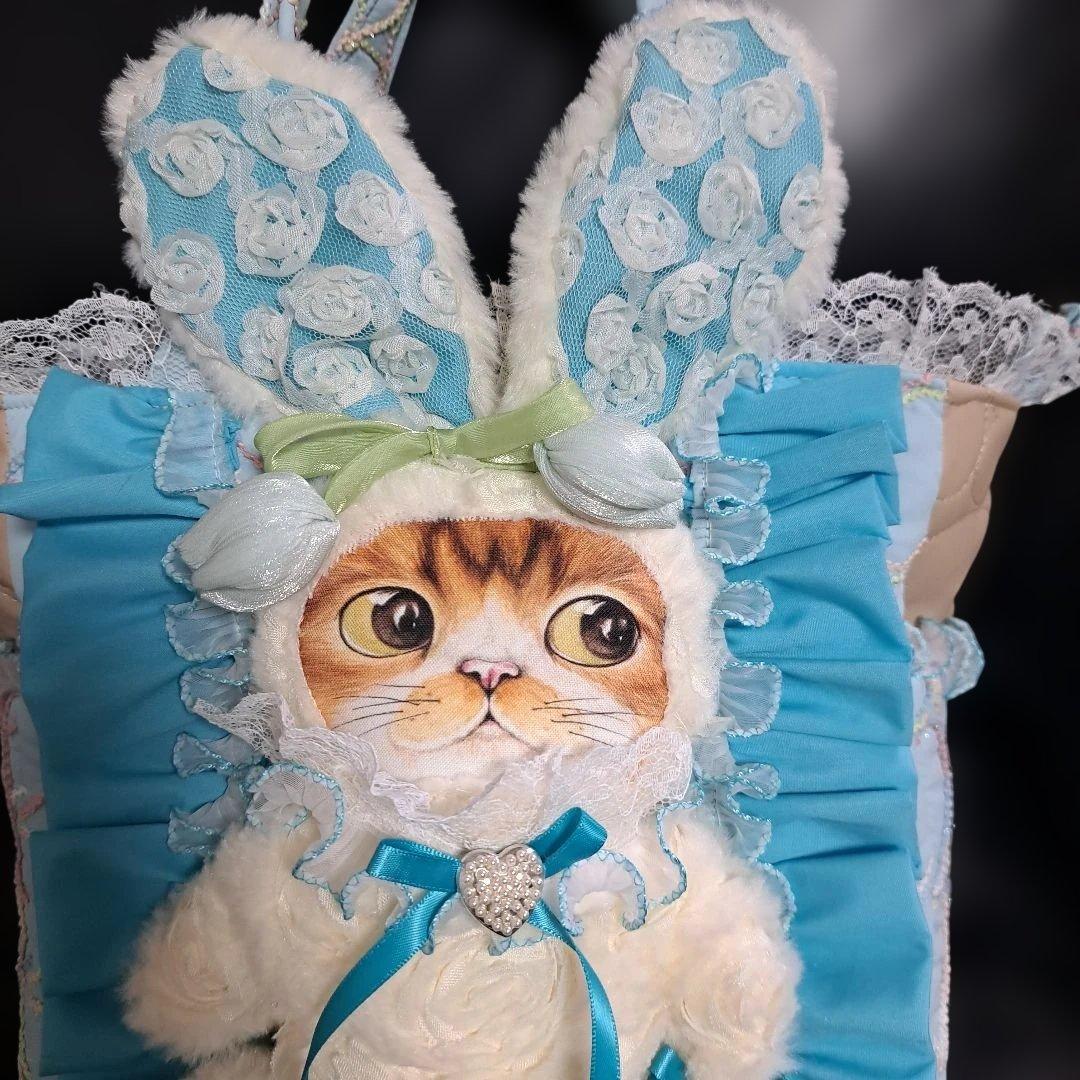 コヤンイサムチョン♥️ネコニャン スカイブルー　ピンクのお花見もう間近‼️