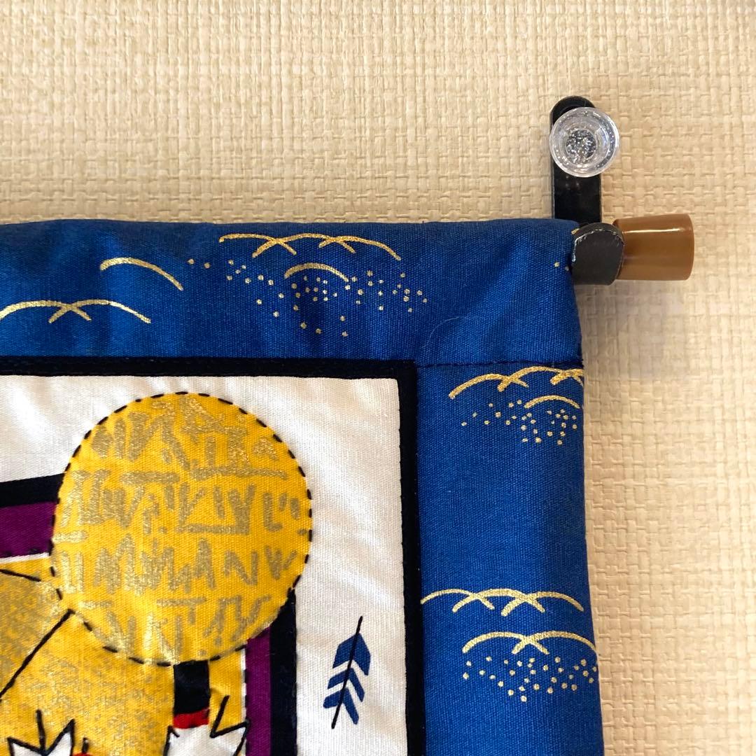 No.304 端午の節句　金太郎　手縫いキルト　タペストリー　ハンドメイド