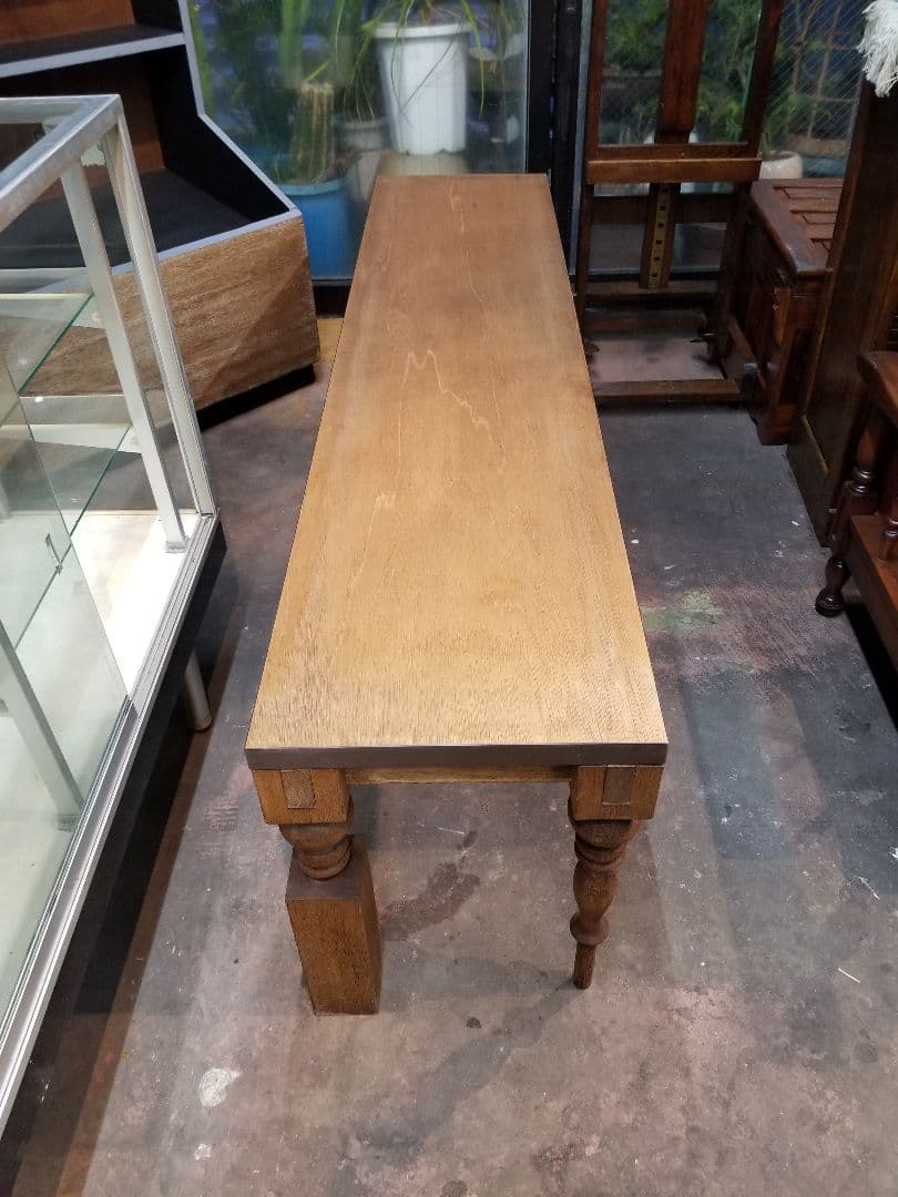 オーダーメイド　アート　スピンドル　レッグス　ロング　サイドボード　テーブル