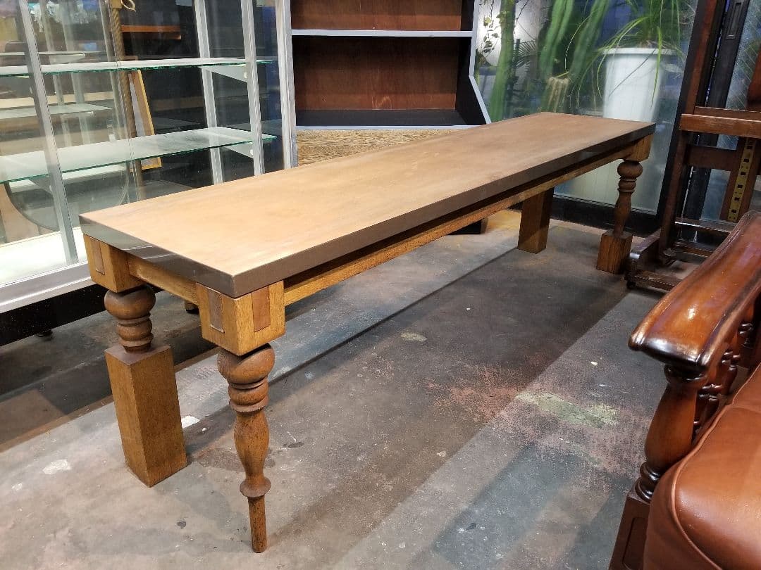 オーダーメイド　アート　スピンドル　レッグス　ロング　サイドボード　テーブル