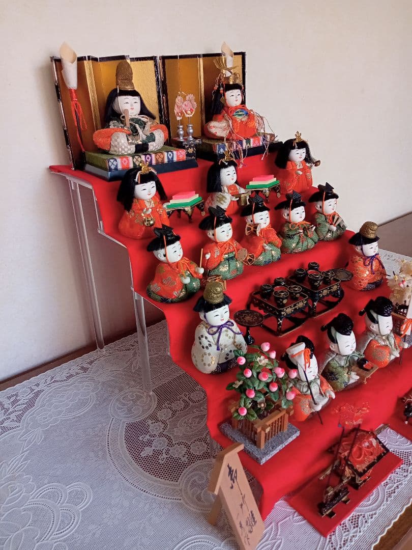 木目込みミニ雛人形