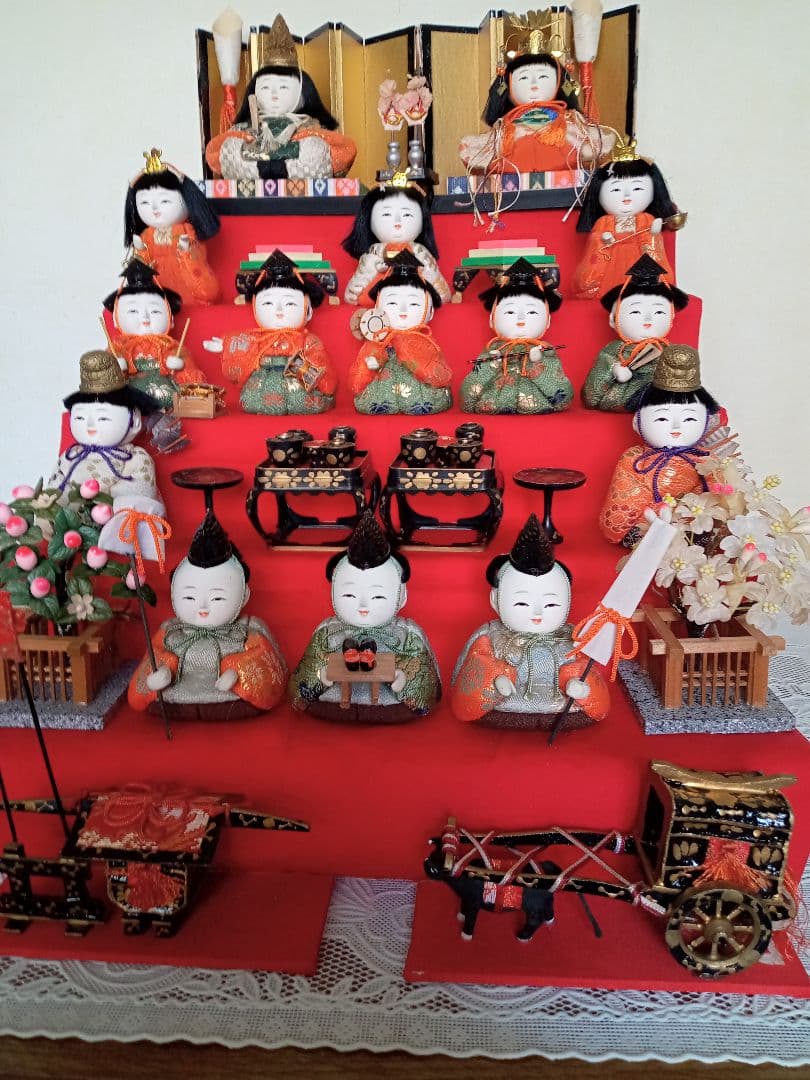 木目込みミニ雛人形