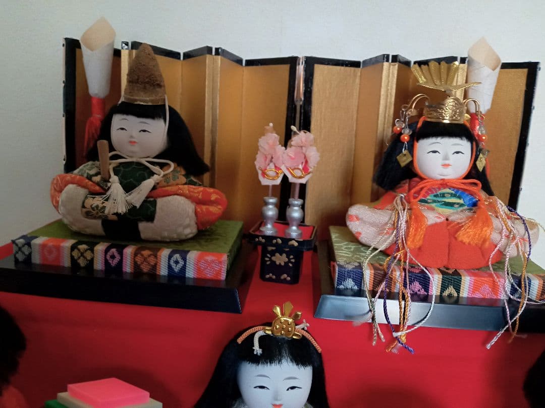 木目込みミニ雛人形