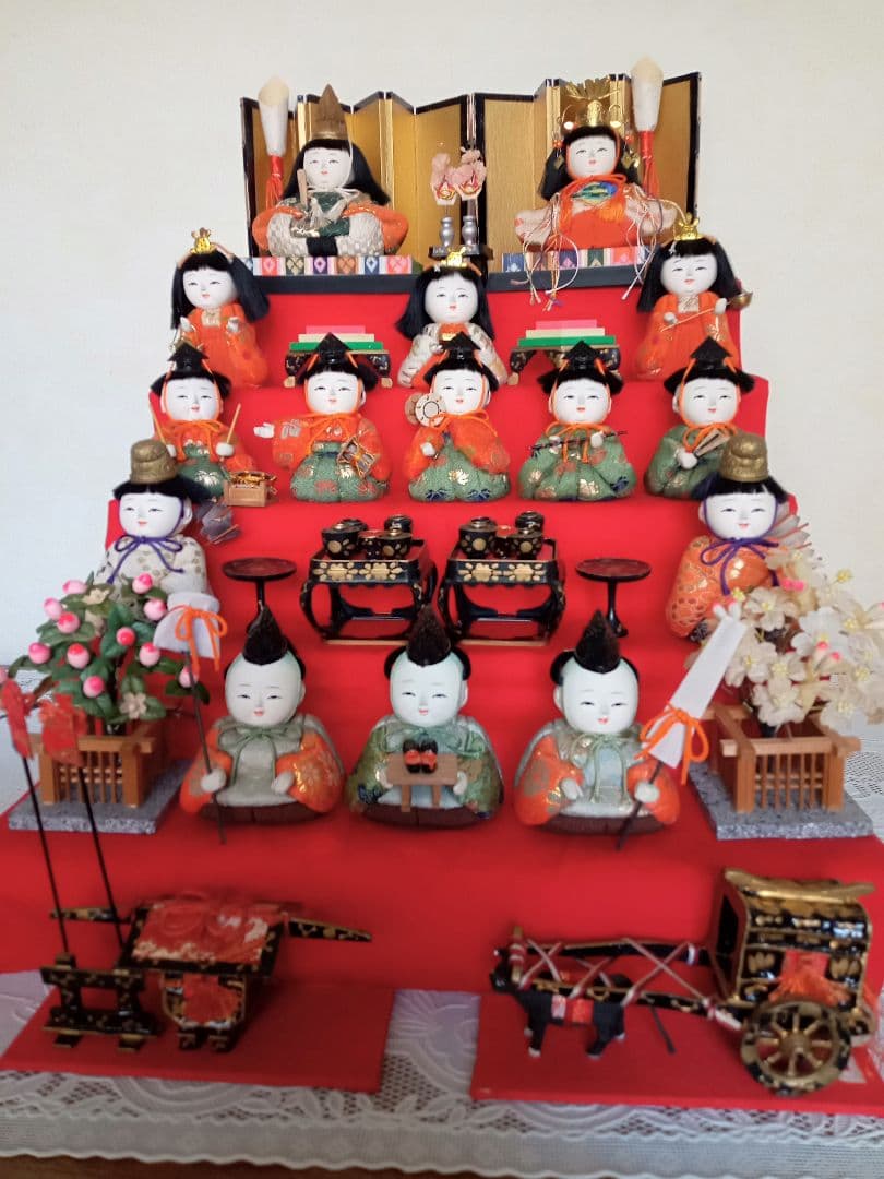 木目込みミニ雛人形