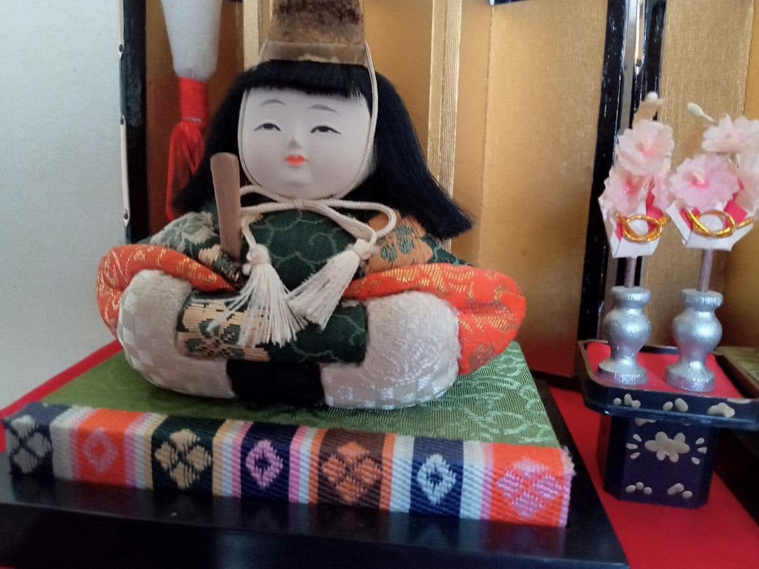 木目込みミニ雛人形