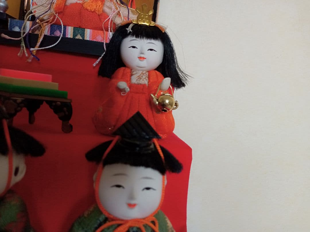 木目込みミニ雛人形