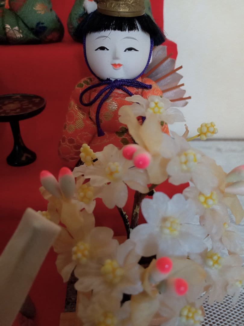 木目込みミニ雛人形